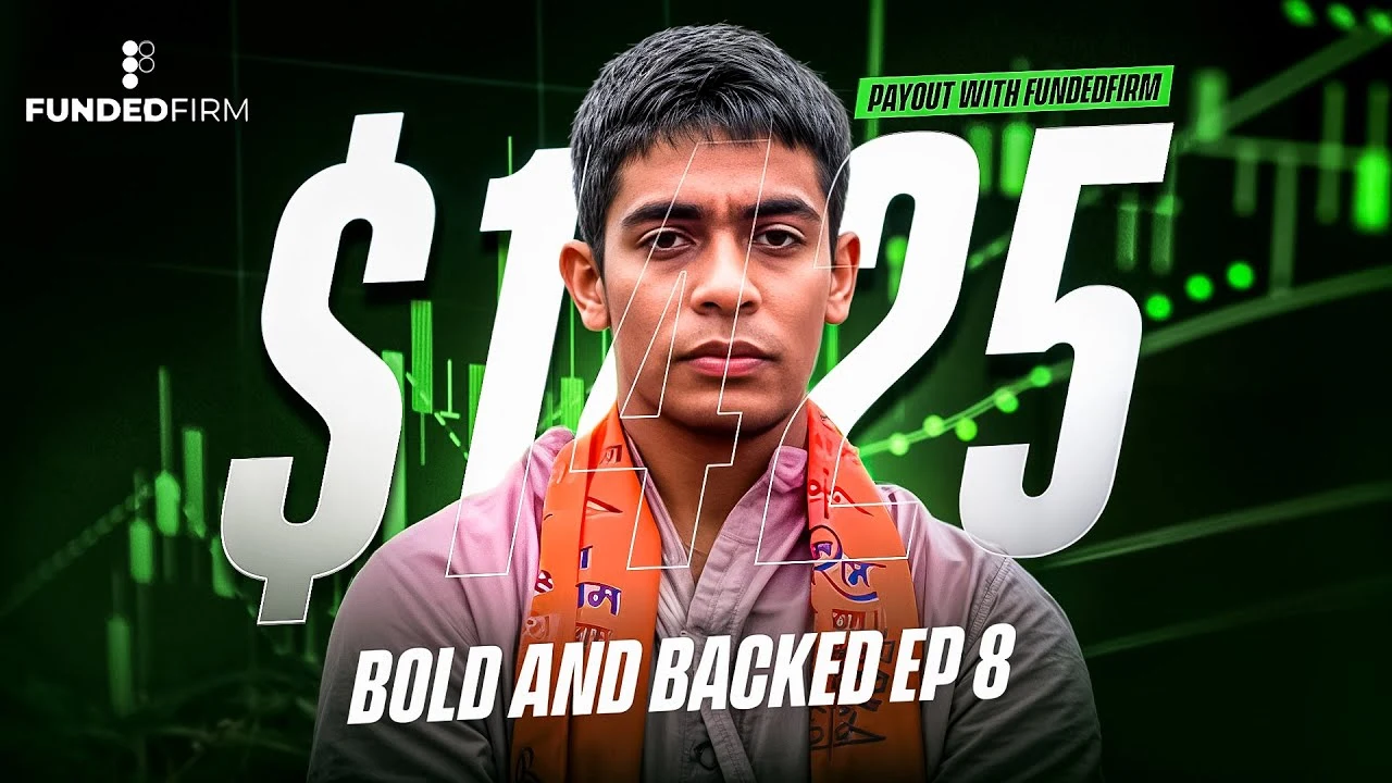 $1425 Payout with FundedFirm | Bold and Backed Ep 8
