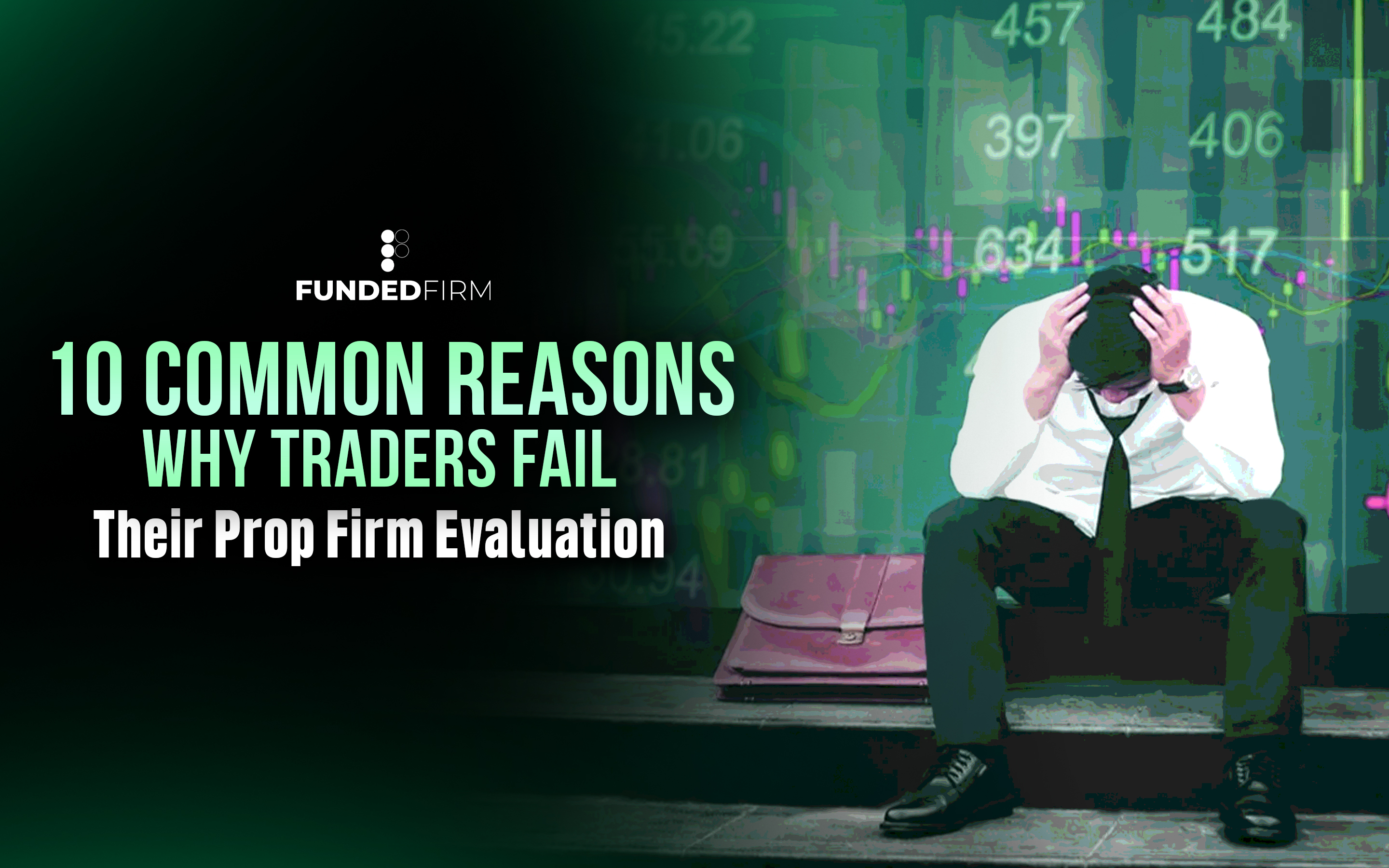 10 Reasons Traders Fail Prop Firm Evaluations & How to Win 10 Reasons Traders Fail Prop Firm Evaluations & How to Win